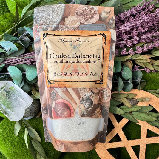 Sels de bain équilibrants pour les chakras