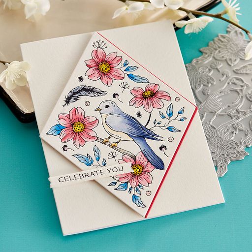Plaque de presse Diamond Aviary de la collection BetterPress