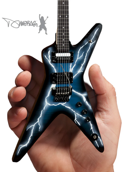 Dimebag Darrell Signature Lightning Bolt Miniature Guitar Replica