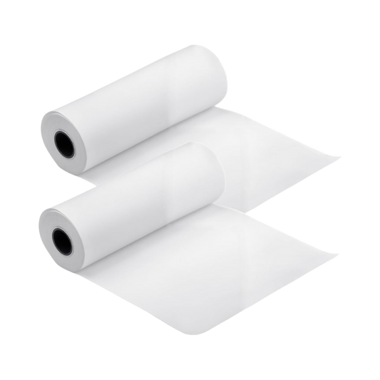 Rouleau de papier blanc de 15" x 7"