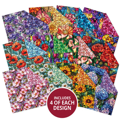 Blocs de papier Duo Design – Vitrail et Verre craquelé