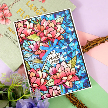 Blocs de papier Duo Design – Vitrail et Verre craquelé