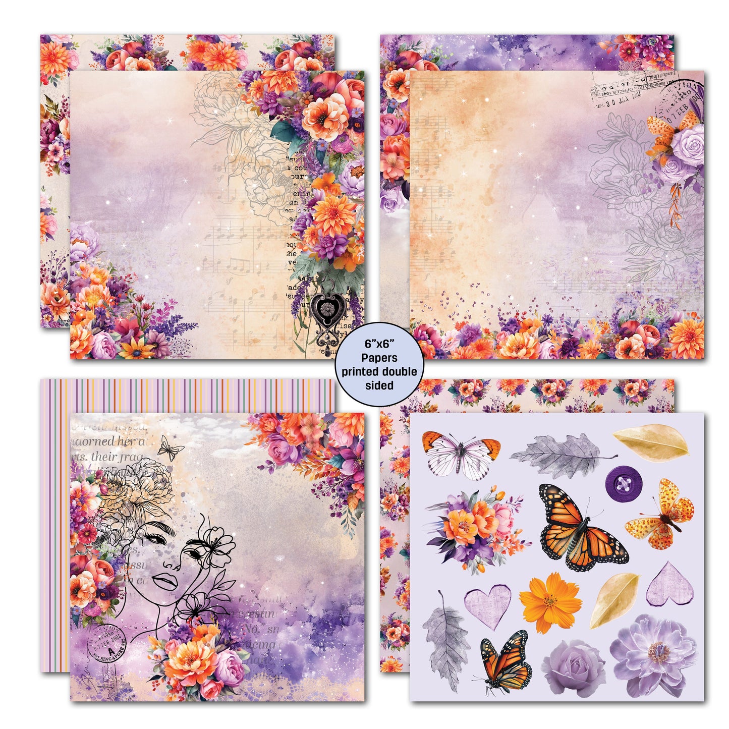 3Quarter Designs Dawns Glow 6x6 Paper Pack