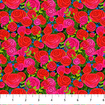 Cynthia Frenette - Retraite de courtepointe - Roses rouges - DP25154-24