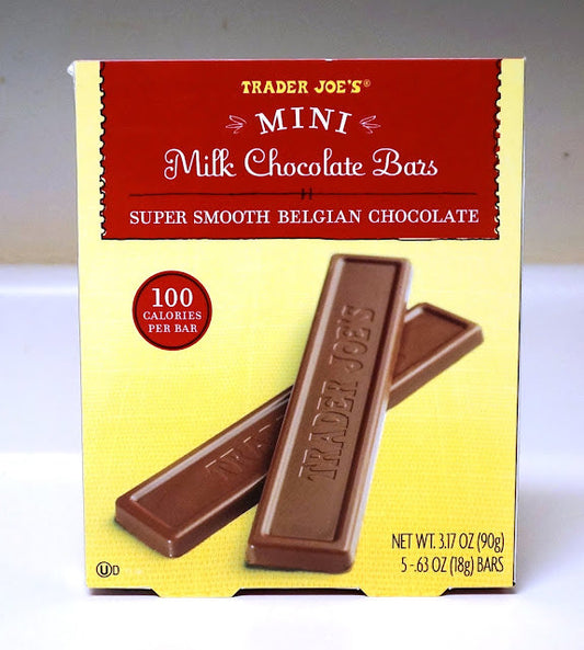 Mini-tablettes de chocolat au lait Trader Joe's, 90 g