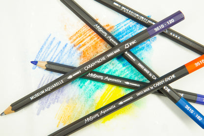 Caran d'Ache - Museum Watercolour Pencil - Blues & Greens