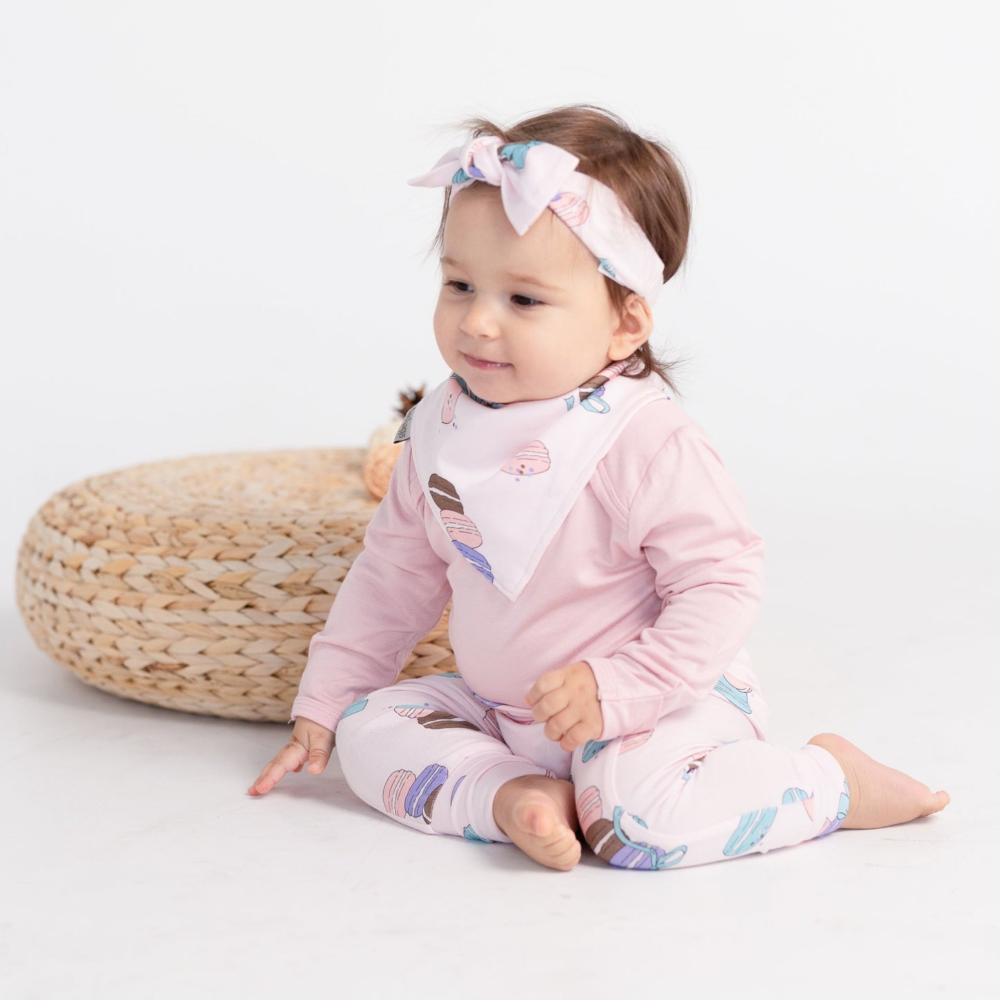 Bamboo L/S Onesie (Coral Blush)