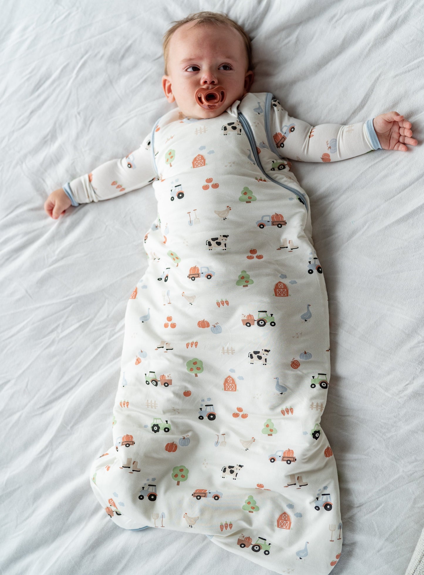 Bamboo Sleeping Sack 1.0 TOG (Pumpkin Farm Print)