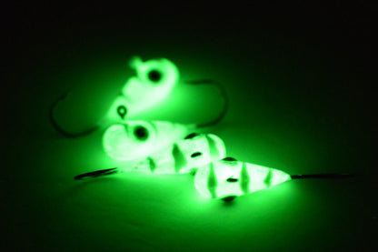 🍁Big Sky Kaleidoscope 1/4oz Glow Jigs 4/pack