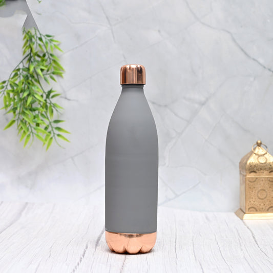 Bouteille Atlas en soie cuivre pur (gris) 1000 ml