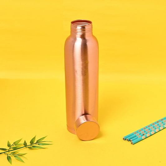 Bouteille d'eau en cuivre pur Sama Homes Bouteille d'été Bonne pour la santé Capacité 1000 ML