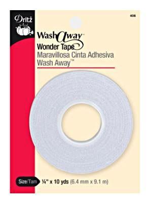 Dritz Ruban hydrosoluble Wonder Tape 6 mm 9,14 m