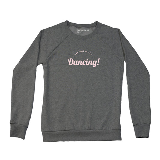 Women's Dancing Crew Sweatshirt, Charcoal