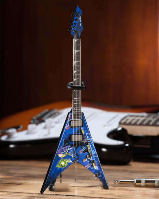 Dave Mustaine Signature V "Rust In Peace" - Licensed Megadeth Mini Guitar