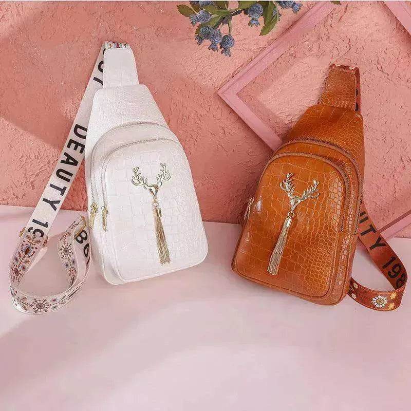 Deer Tassel Design Crossbody Bag For Women