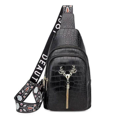 Deer Tassel Design Crossbody Bag For Women