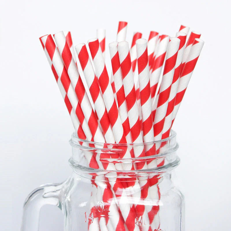 Disposable paper straws