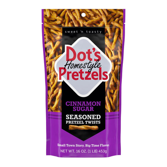 Bretzels maison Dot's, Cannelle-sucre, 453 g