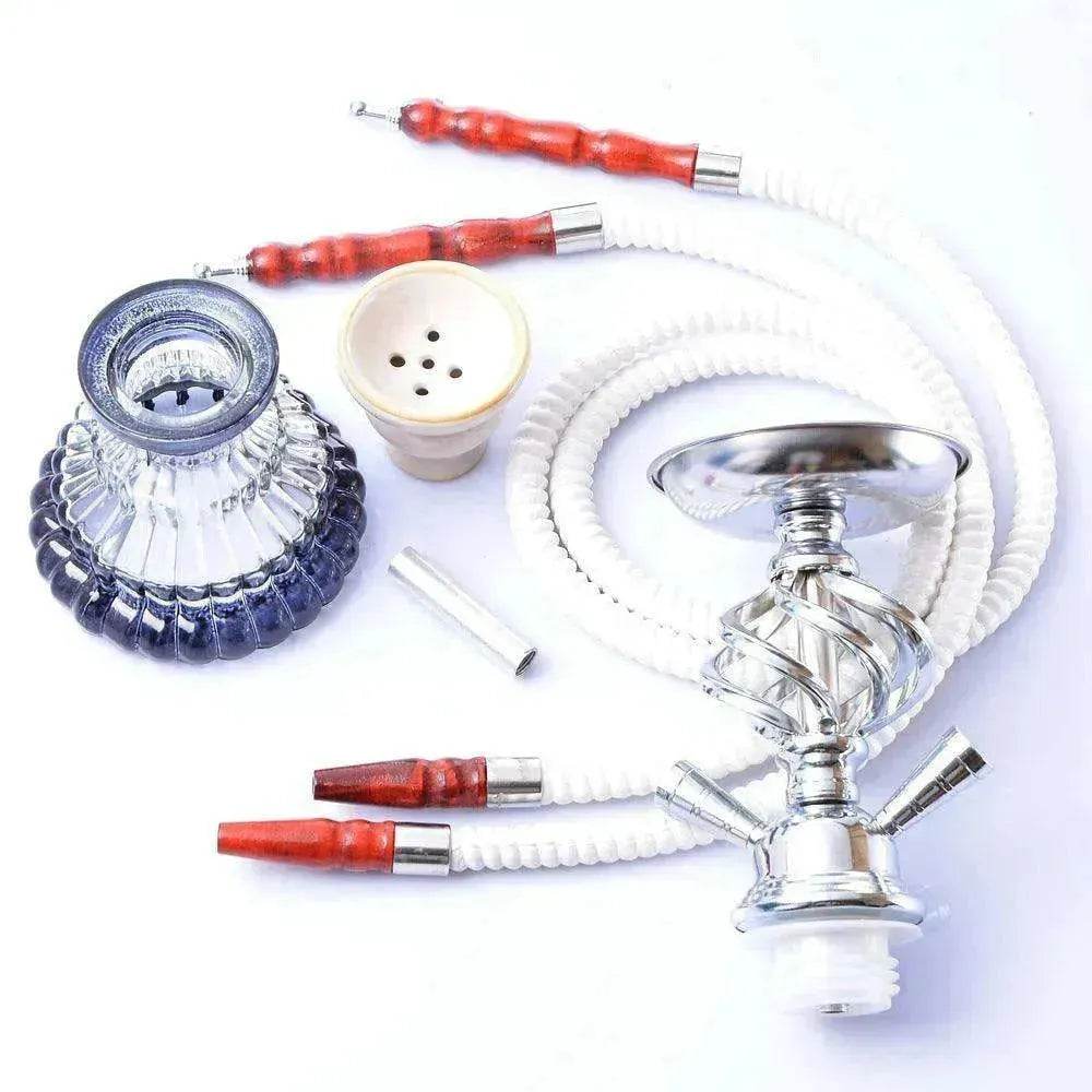 Double pipe Stainless steel  Arabian hookah