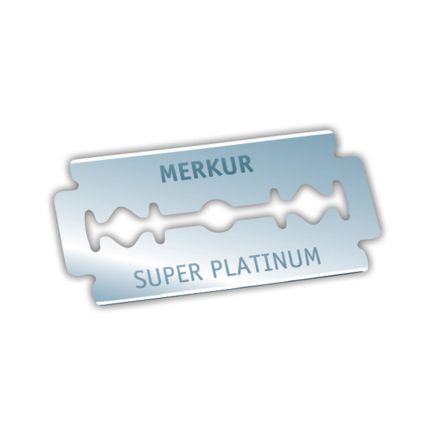 Merkur Super Platinum Double Edge Safety Razor Blades (3 Packs, 10 Blades/Pack)