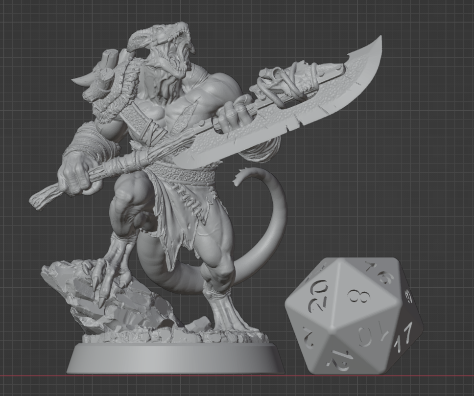Dragonborn Barbarian | Battleaxe | 5e