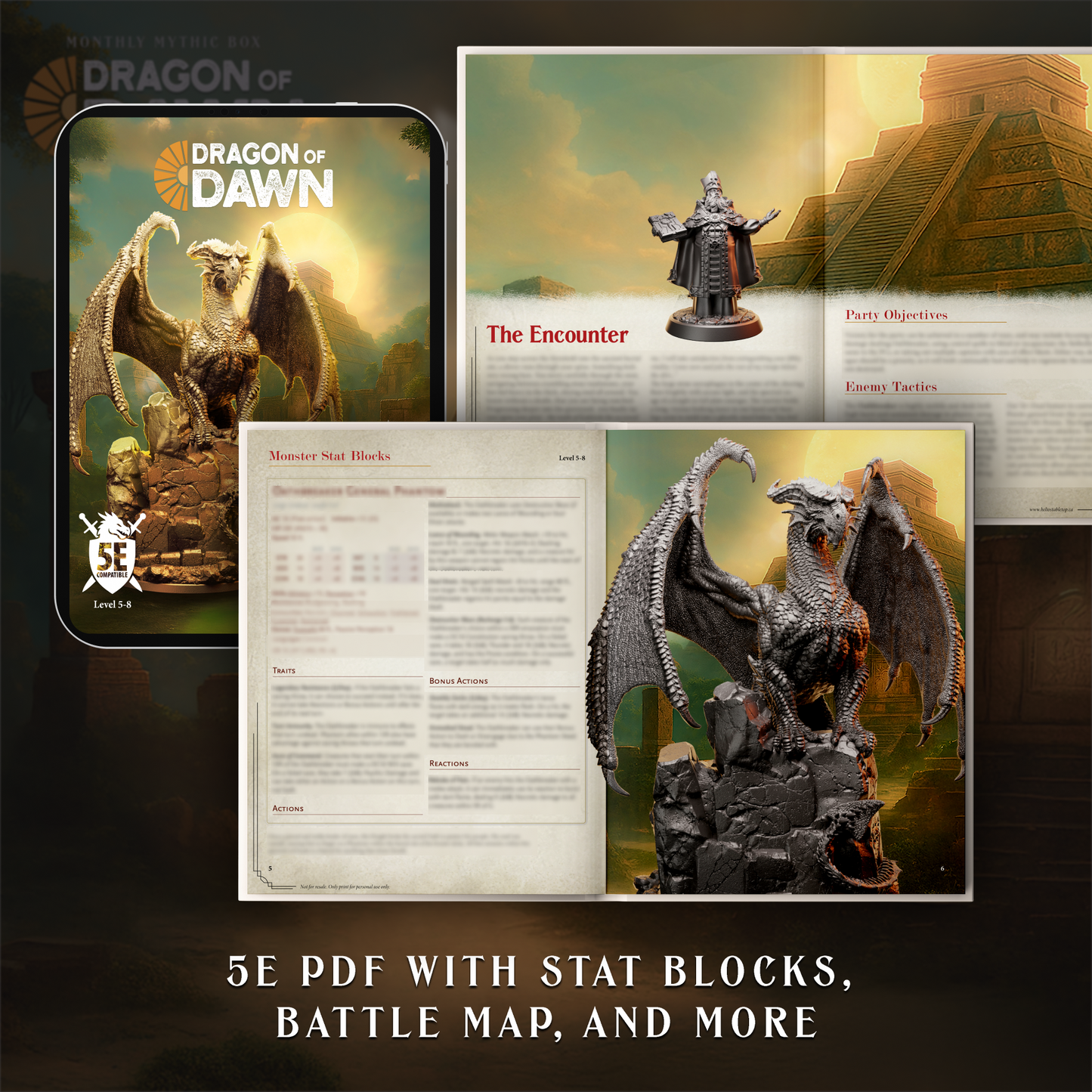 Dragon of Dawn | 5e Ready to Run Combat Encounter