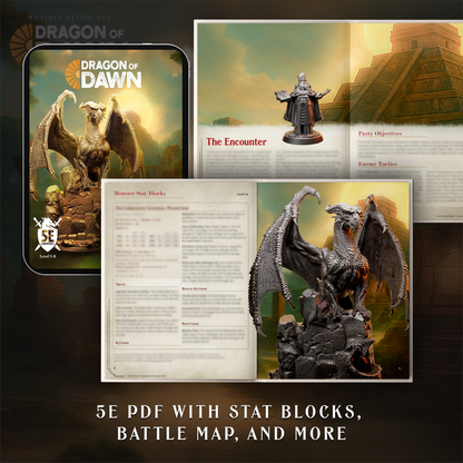 Dragon of Dawn | 5e Ready to Run Combat Encounter
