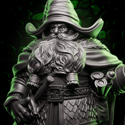 Dwarf Wizard | Staff & Sword | 5e