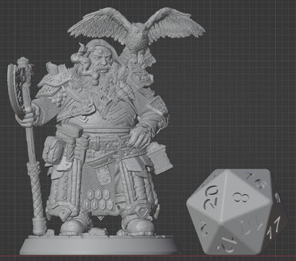 Dwarf Druid | Axe | 5e