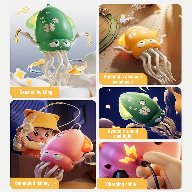 Balançoire de Bébé Jouet Canard Dessin Animé Véhicules à Pousser Jouets Animaux à Glissement Inertie Voitures à Retractation Jouets d'Éducation Précoce pour Tout-Petits Garçons Filles