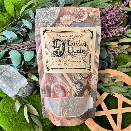 Sachet de bain spirituel 9 herbes chanceuses