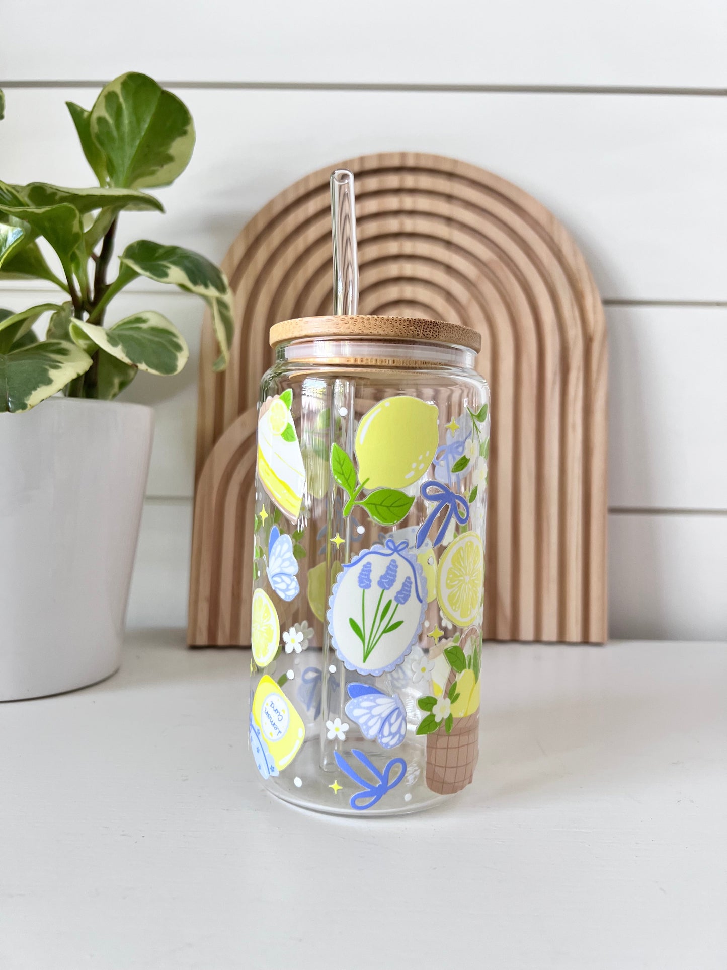 Lemon Pie Glass Cup