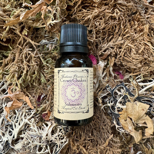 Compte-gouttes de mélange d'huiles essentielles pour la guérison des chakras