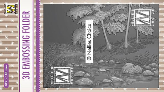3D Embossing Folders Waterfall