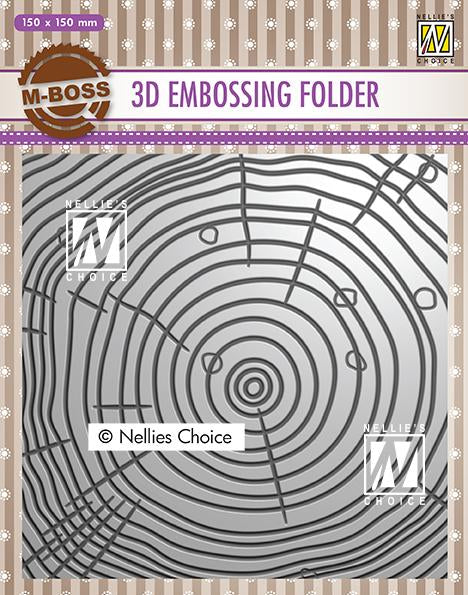 3D Embossing Folders Grow Rings