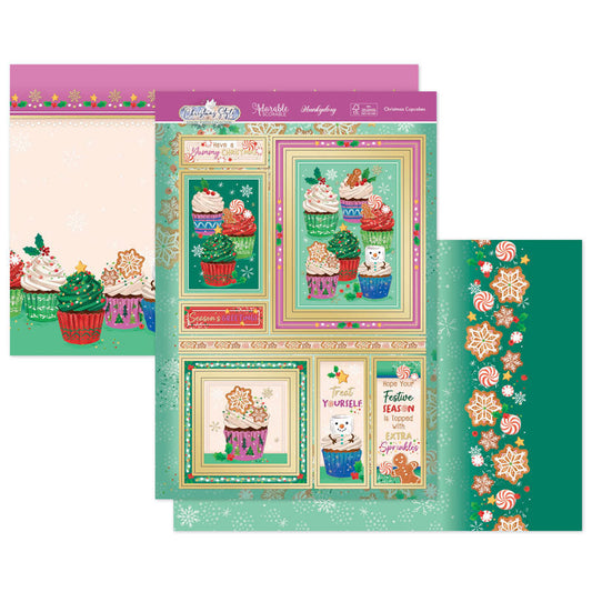 Christmas Cupcakes Luxury Topper Set