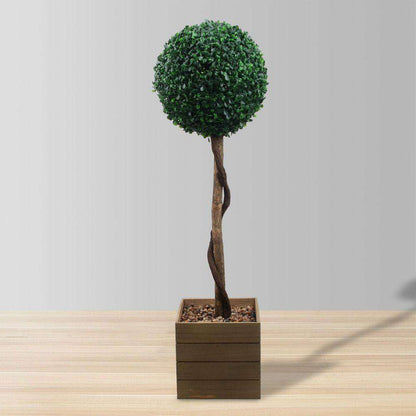 Ely Faux Buis Artificiel en Pot 90 cm