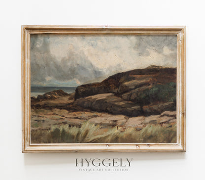 Vintage Moody Landscape Art Print L0129