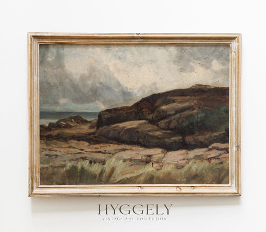 Impression d'art Paysage Rétro et Sombre L0129