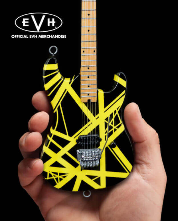 EVH Black & Yellow VH2 "Bumblebee" Mini Guitar