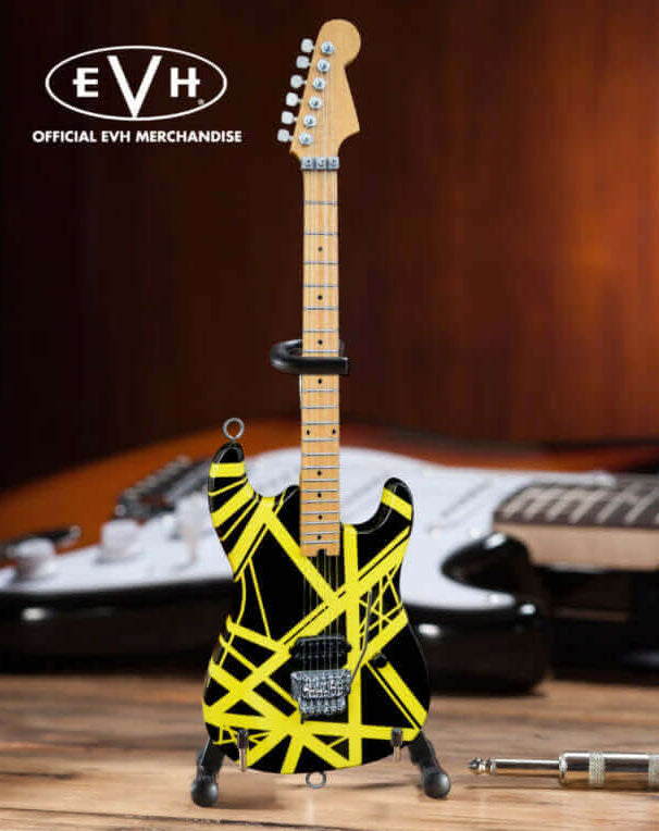 EVH Black & Yellow VH2 "Bumblebee" Mini Guitar