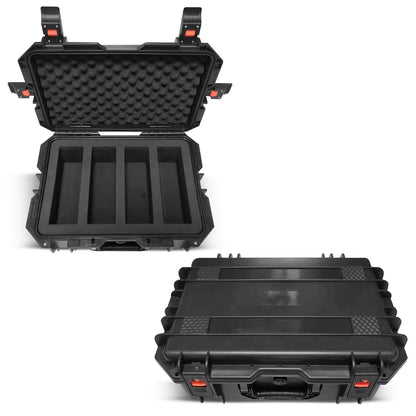 EVORETRO Travel Roller Case for Graded Cards – 4-Row Heavy-Duty Build