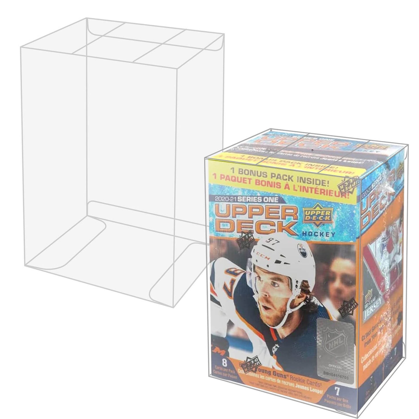 Boîte scellée de cartes de sport Upper Deck Series 1 - Protection en PET 0,45MM - EVORETRO