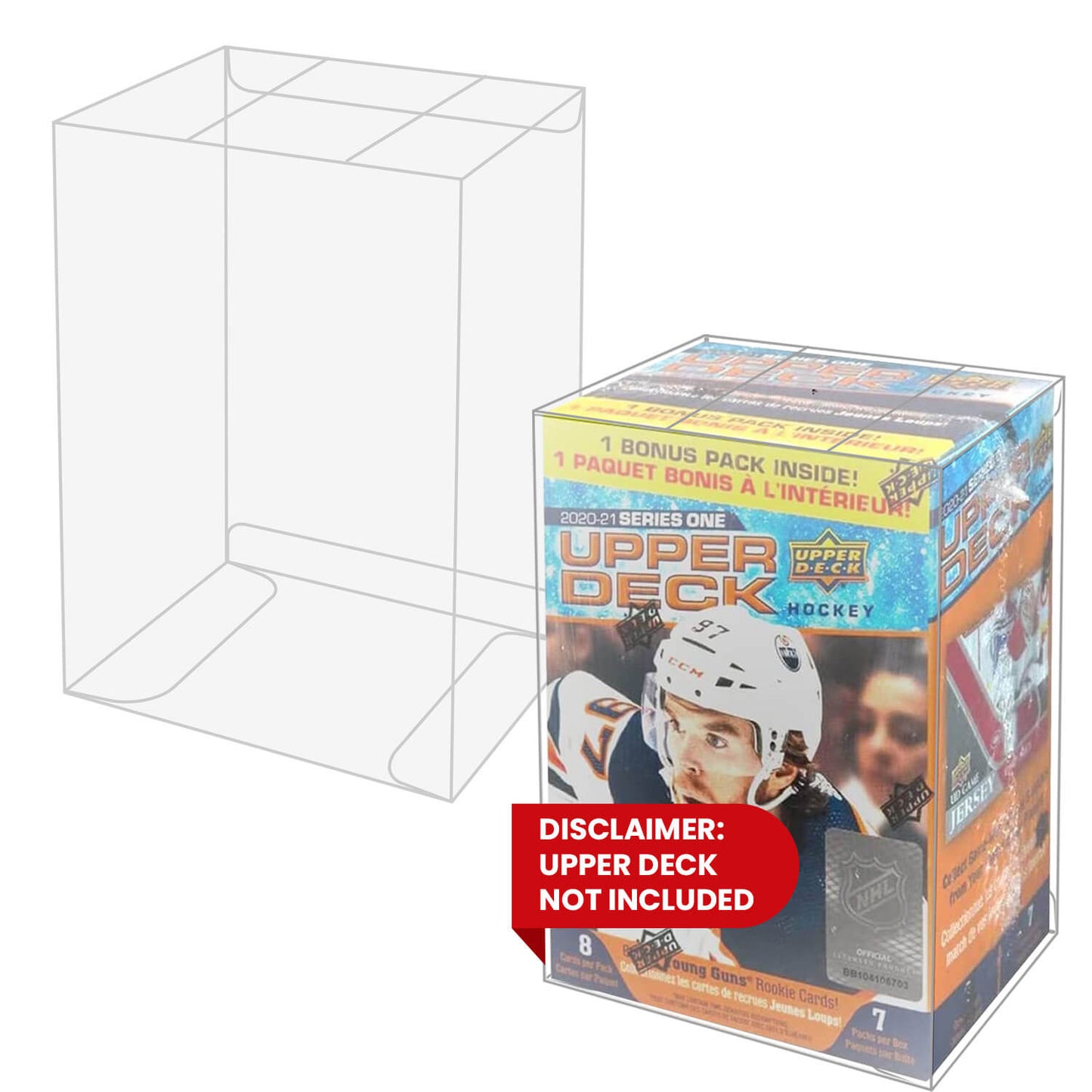 Boîte scellée de cartes de sport Upper Deck Series 1 - Protection en PET 0,45MM - EVORETRO