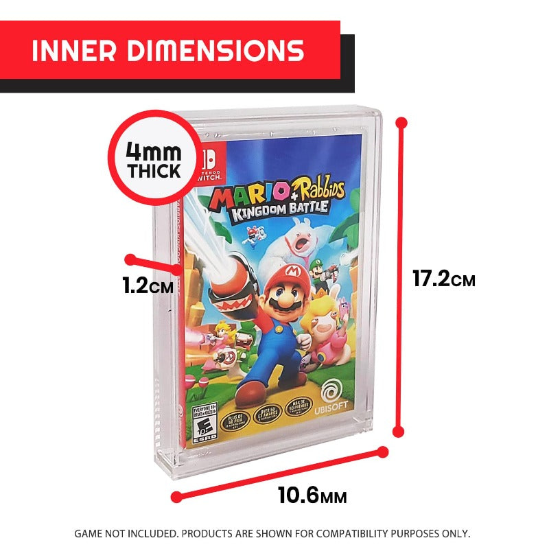 Protection en acrylique pour Nintendo Switch Épaisse - Lot de 2