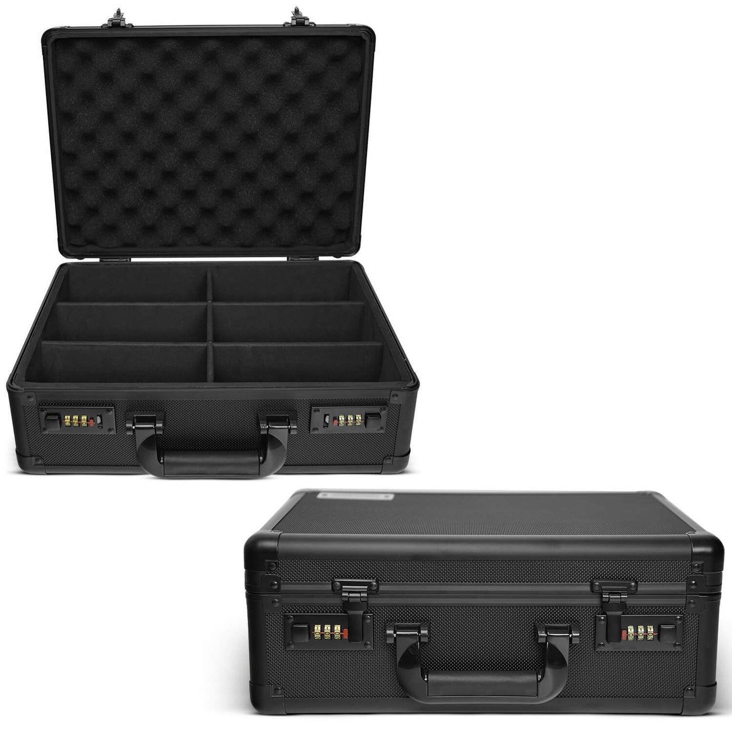 EVORETRO Toploader Card Storage Box for 140 Magnetic Case & 600 Toploader Combination Lock