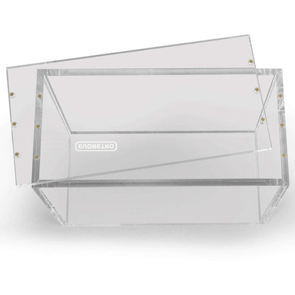 EVORETRO Acrylic Case Display for Bandai One Piece OPP 4-6 TCG Booster Box English Pack of 1