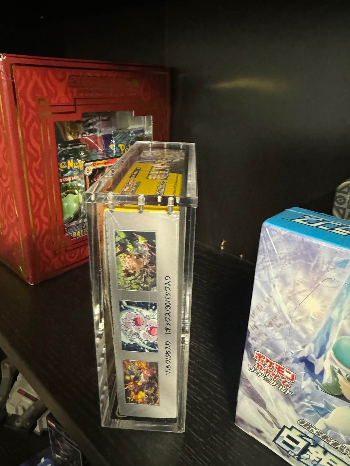 Japanese Large Booster Box EVORETRO Acrylic Case Magnetic Display