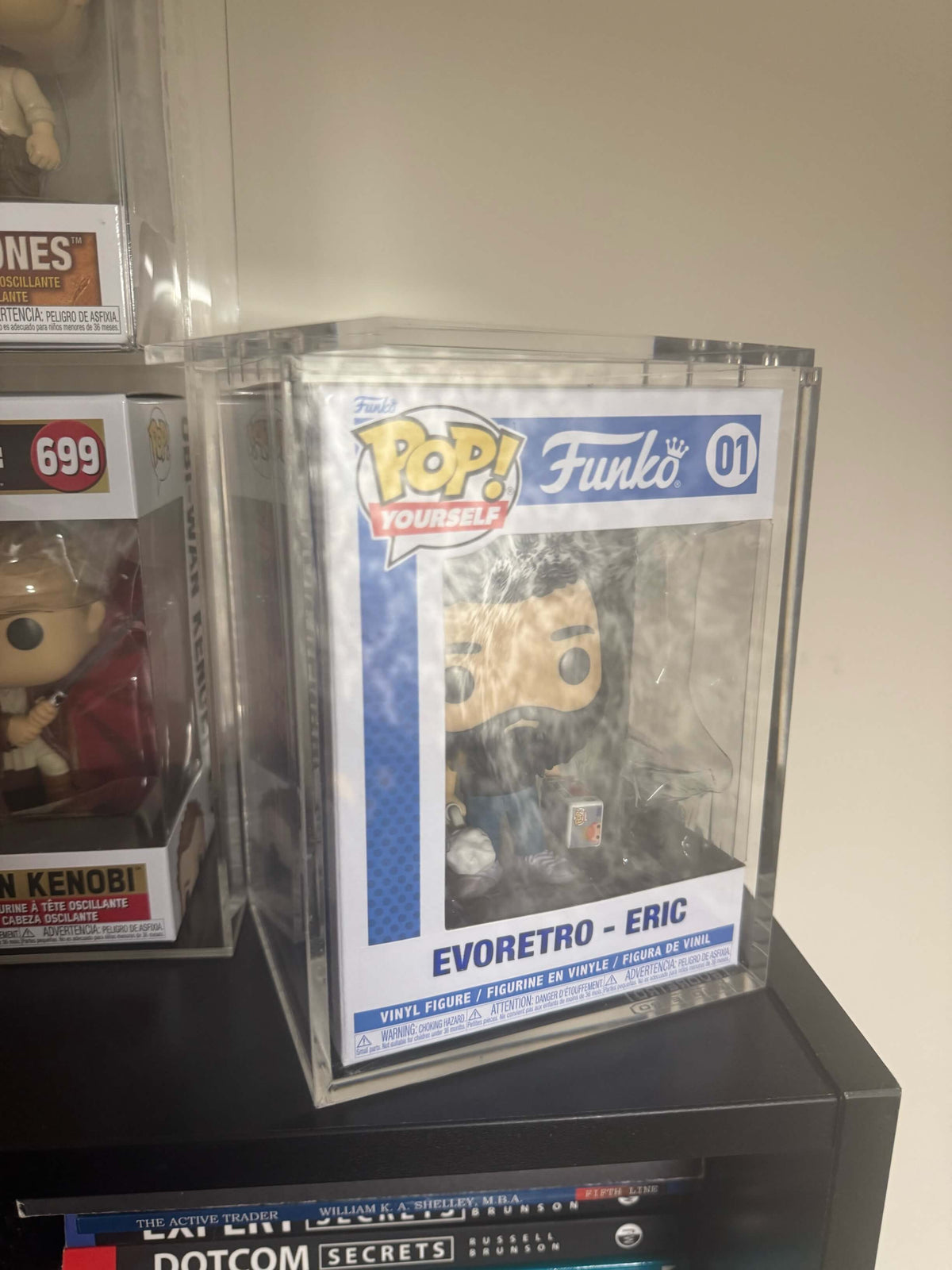 Présentoir en acrylique EVORETRO pour Funko Pop standard 4" (lot de 1)