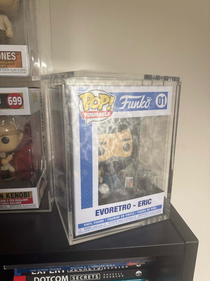 Présentoir en acrylique EVORETRO pour Funko Pop standard 4" (lot de 1)